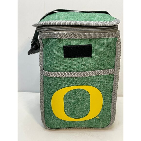 NCAA Oregon Ducks insulated lunch bag soft cooler tote 9 1/2" x 6 1/2" x 4 1/2" - Picture 1 of 16